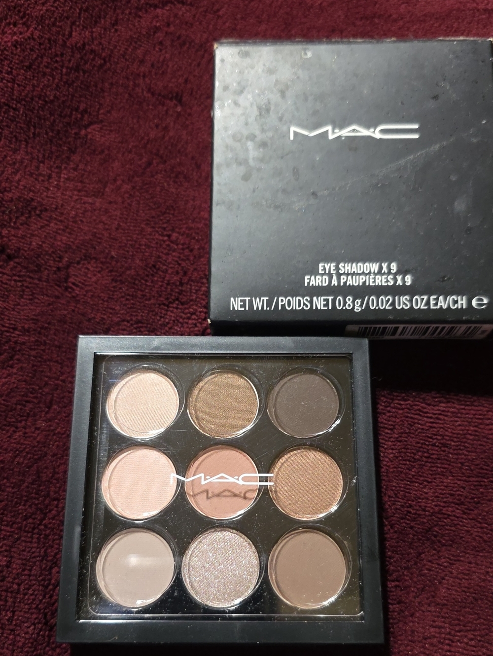 MAC Cosmetics Neutral 9-Color Eyeshadow Palette — Brown, Taupe & Champagne Tones